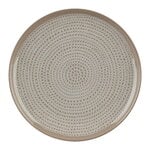 Marimekko Oiva - Siirtolapuutarha plate, 25 cm, terra - white
