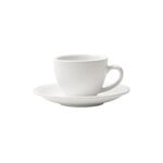 Service Projects The Marlow espresso cup with saucer, white, view 1