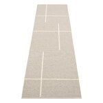 Pappelina Fred rug, 70 x 270 cm, linen - vanilla, product image