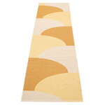 Pappelina Hill Teppich, 70 x 270 cm, Ocker - Hellgelb - Creme, produktbild