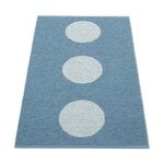 Pappelina Vera Pop Teppich, 70 x 120 cm, river blue - blue fog, produktbild