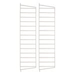 String Furniture String side panel 75 x 20 cm, 2-pack, beige, product image