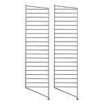 String Furniture String floor panel, 115 x 30 cm, 2-pack, black, product image