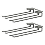 String Furniture String hanger rack 20 cm, 2-pack, dark grey, product image