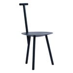 PLEASE WAIT to be SEATED Spade chair, navy blue