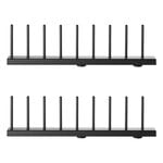 String Furniture String place rack, 30 cm, 2 pcs, black, product image