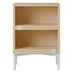 Muuto Stacked bedside table, configuration 1, oak, product image