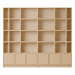 Muuto Stacked bookcase, configuration 1, oak, product image