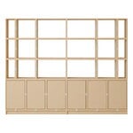 Muuto Stacked Office Storage, configuration 2, oak, product image