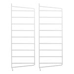 String Furniture String side panel 50 x 20 cm, 2-pack, white, product image