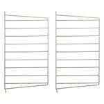 String Furniture String side panel 50 x 30 cm, 2-pack, beige, product image