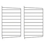 String Furniture String side panel 50 x 30 cm, 2-pack, dark grey, product image