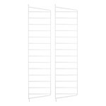 String Furniture String side panels 75 x 20 cm, 2-pack, white, product image