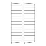 String Furniture String side panel 75 x 20 cm, 2-pack, dark grey, product image