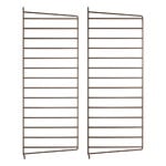 String Furniture String side panel 75 x 30 cm, 2-pack, brown, product image