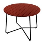 Grythyttan Stålmöbler Table 9A, 100 cm, black - dark red oak, product image