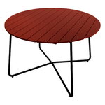 Grythyttan Stålmöbler Table 9A, 120 cm, black - dark red oak, product image