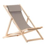 Fiam Relax Outdoor-Liegestuhl, Esche - Grau