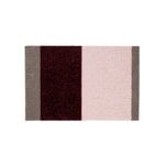 Tica Copenhagen Stripes horizontal rug, 40 x 60 cm, sand - bordeaux - rose, product image