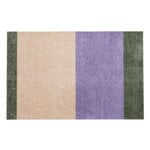 Tica Copenhagen Stripes horizontal rug, 60 x 90 cm, green - lilac - ivory, product image