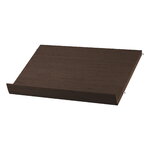String Furniture String magazine shelf, 58 x 30 cm, dark oak, product image