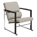 Hem Experiment lounge chair 502, black - light beige, product image