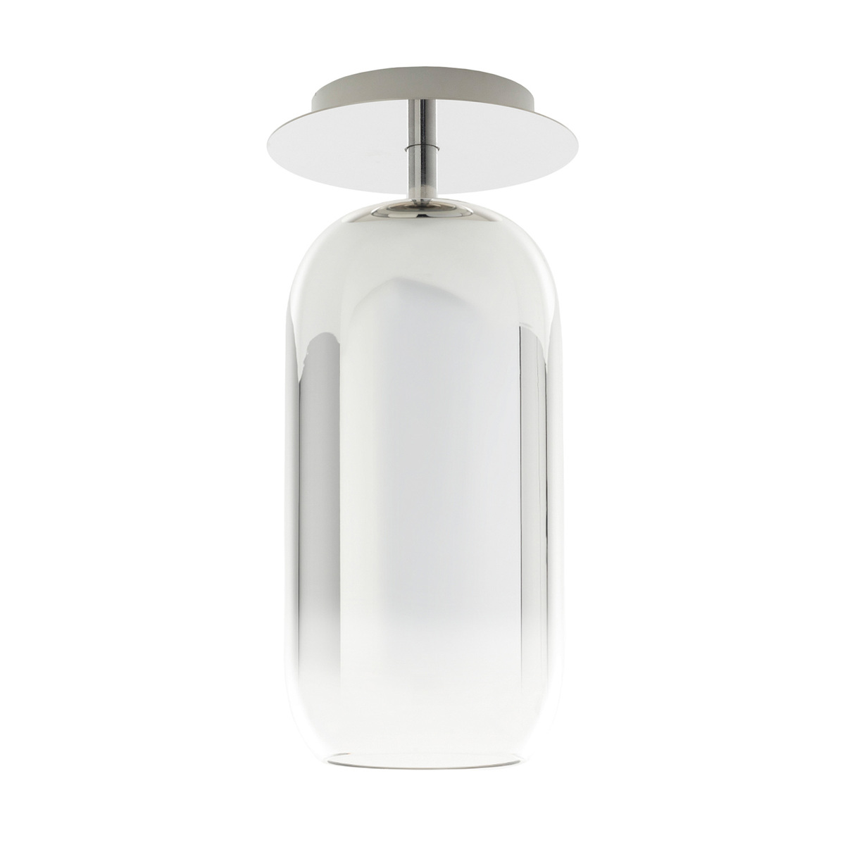 Artemide Gople Mini Ceiling Lamp, Silver