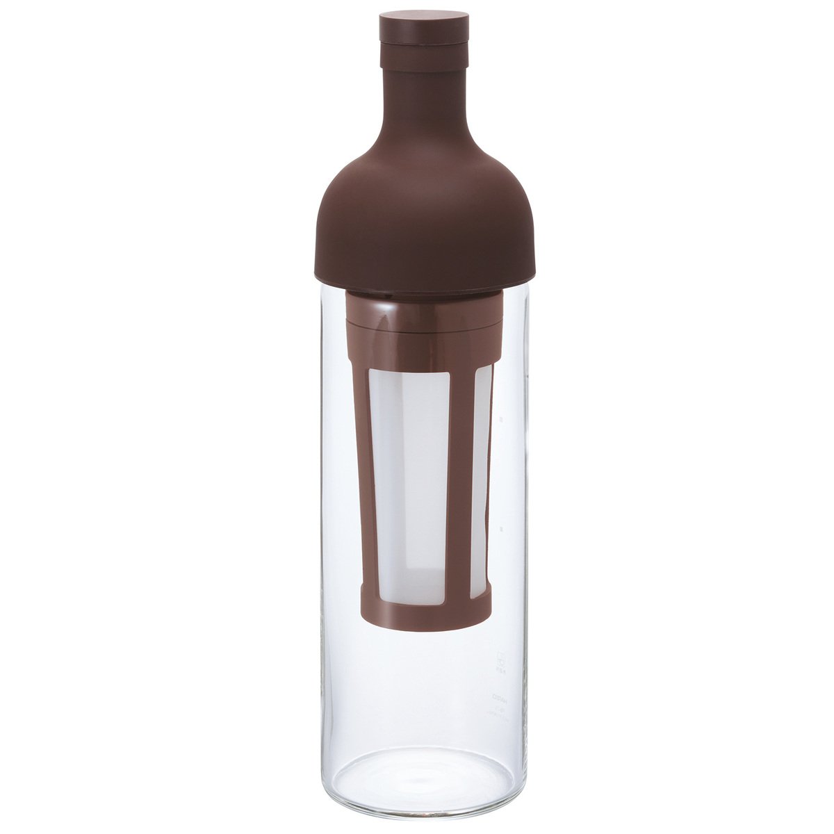Hario cold brew coffee bottle, 65 cl, chocolate brown