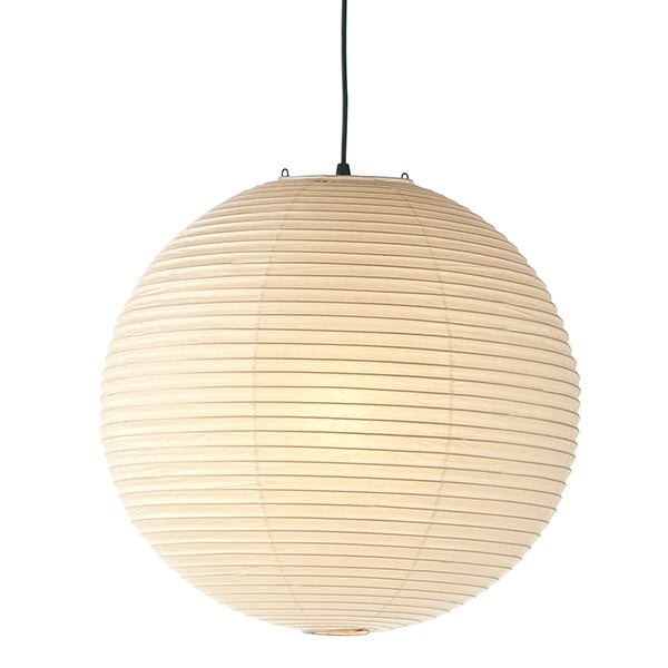 ISAMU NOGUCHI AKARI Dedicated pendant light CON-3 with hooking ceiling cover 