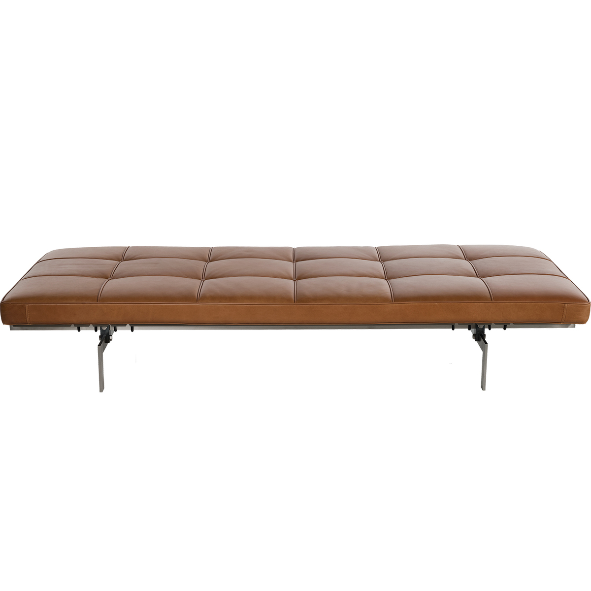 Fritz Hansen PK80 daybed, grace leather, walnut | Pre-used design ...