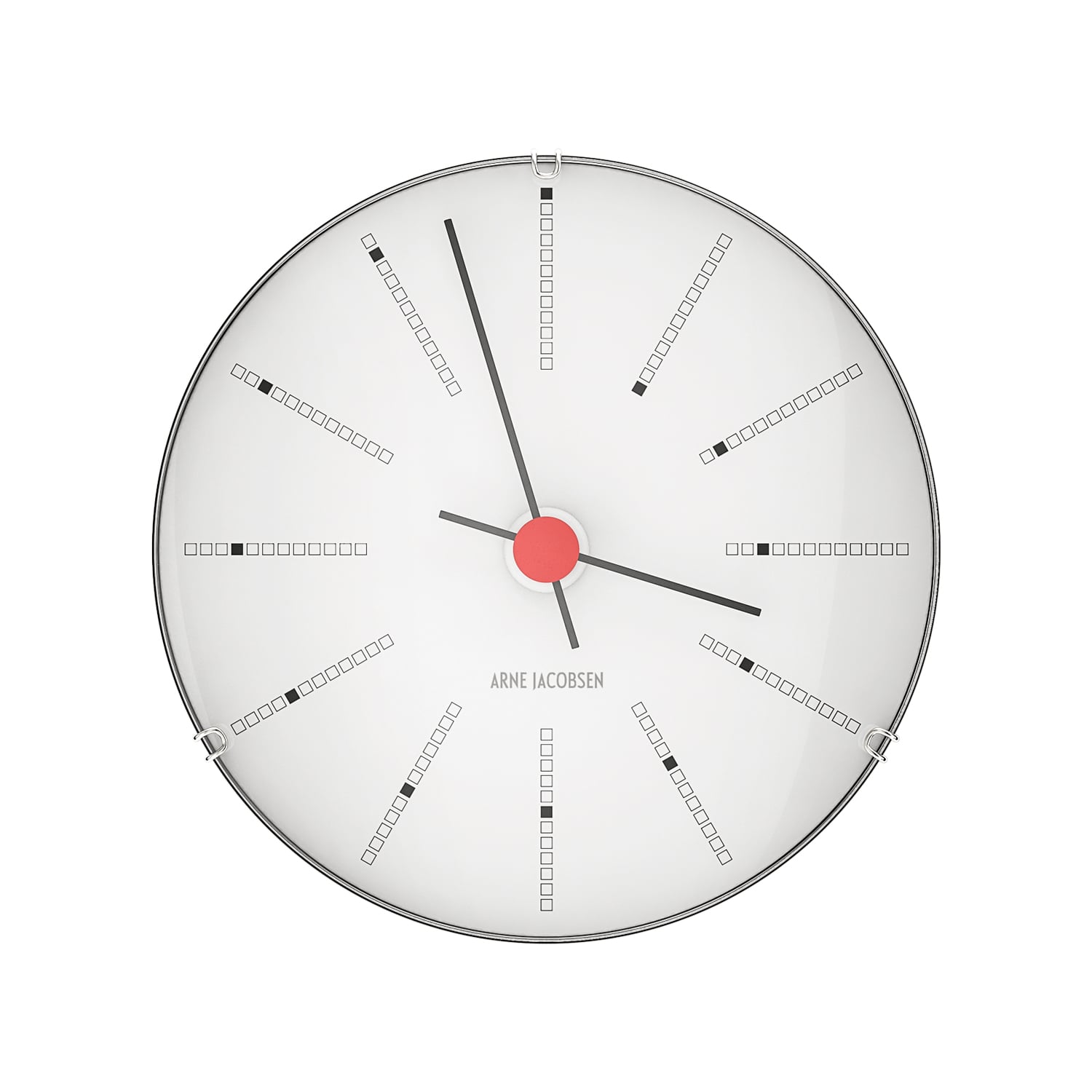 Arne Jacobsen AJ Bankers wall clock 12 cm, white | Finnish Design Shop