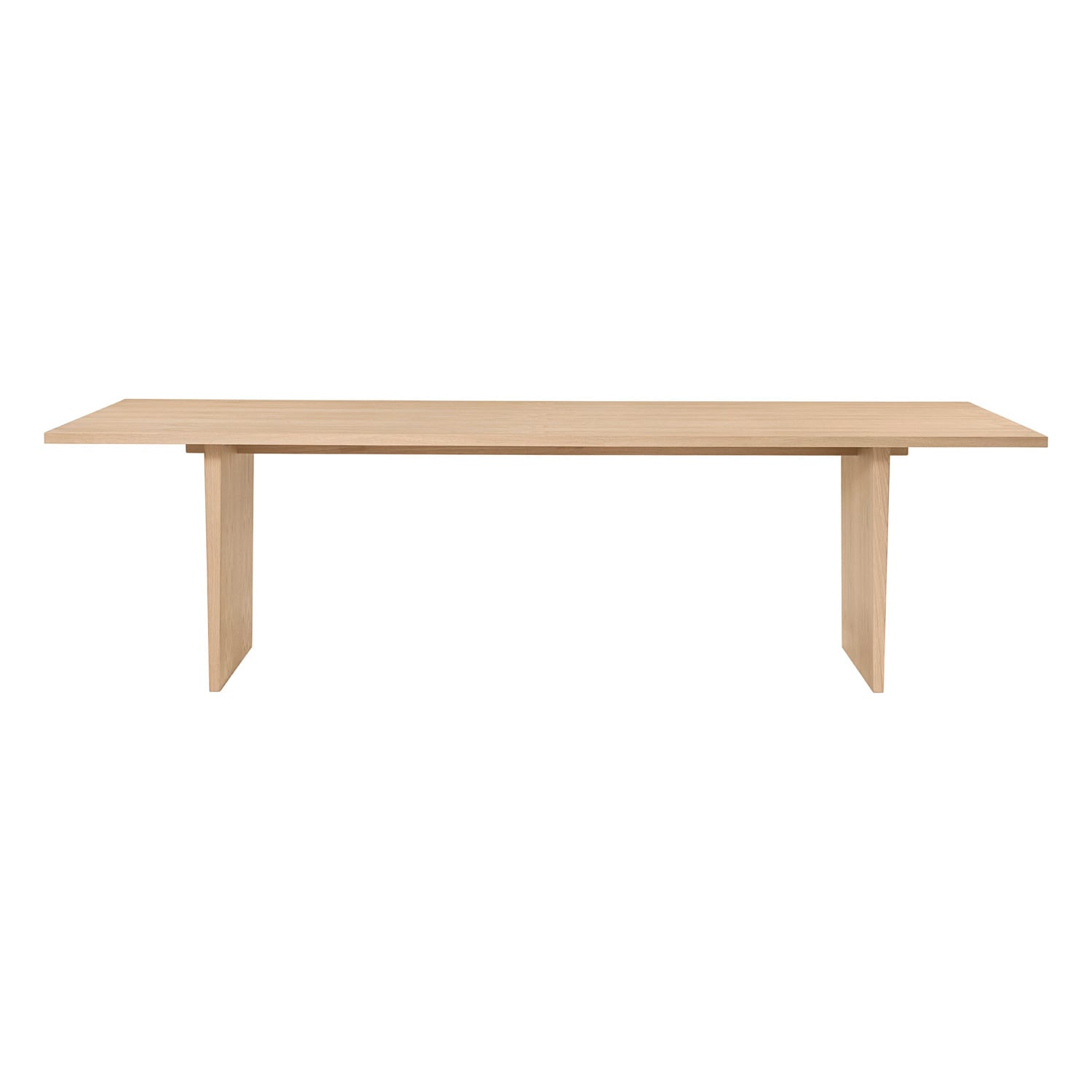 GUBI Private dining table, 260 x 100 cm, light stained oak | Finnish ...