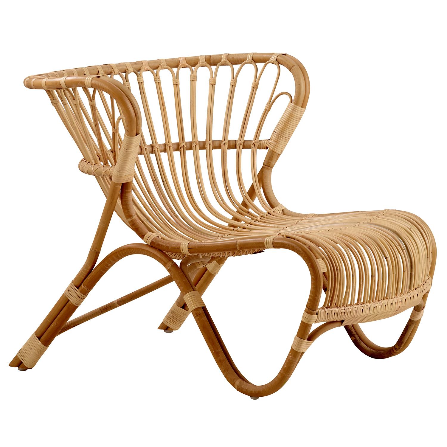 Sika-Design Fox lounge chair, natural rattan | Finnish Design Shop