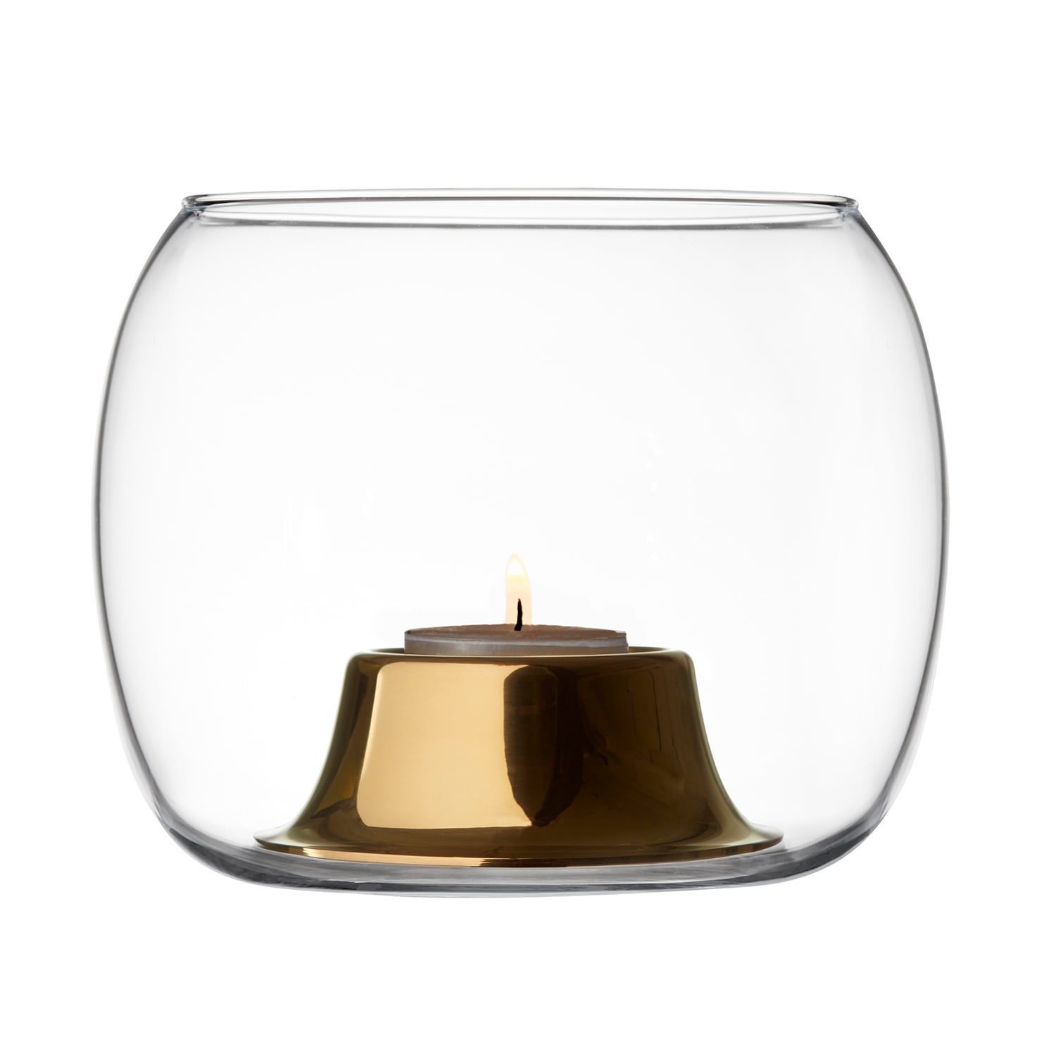 Iittala Bougeoir pour bougie chauffe-plat Kaasa, transparent - rose ...