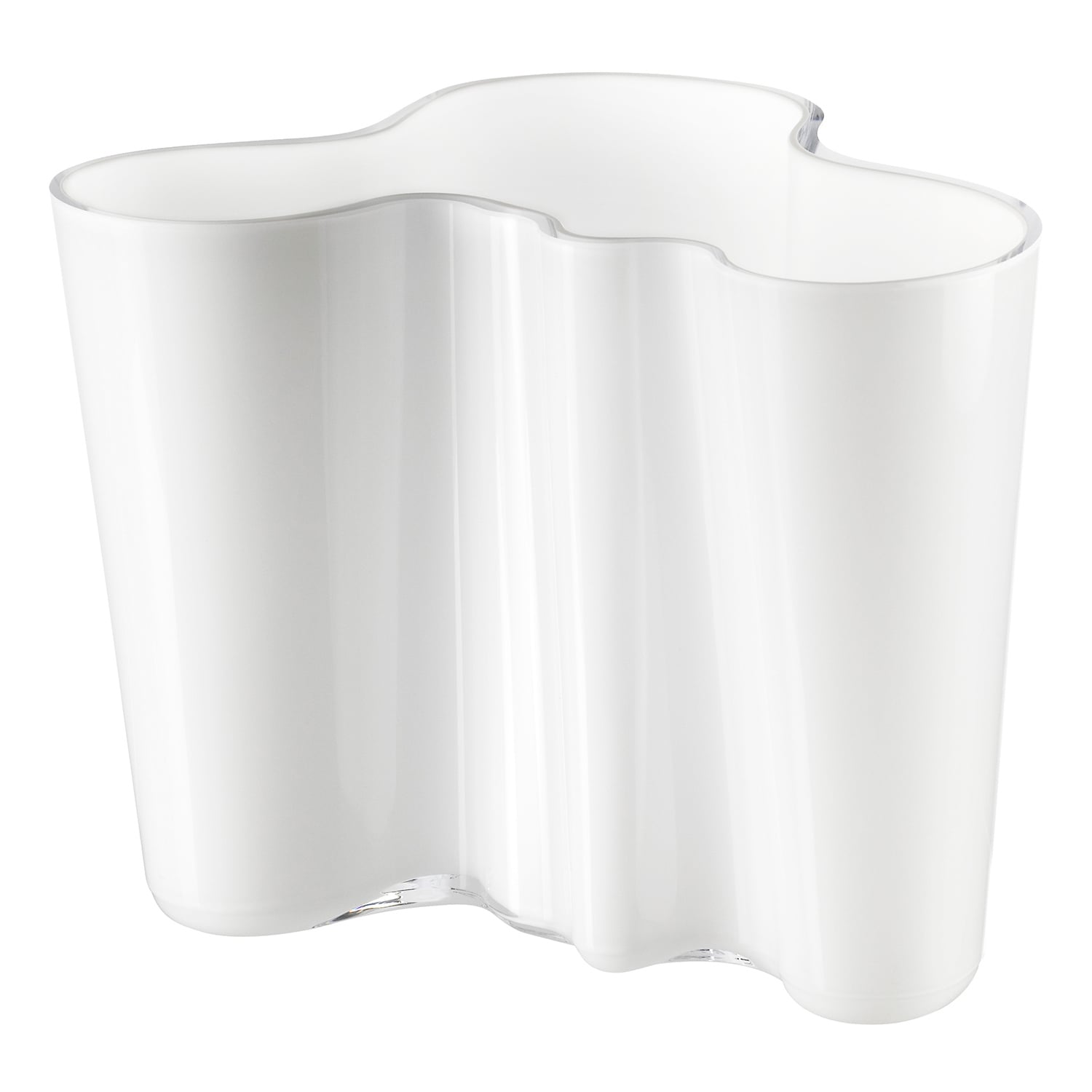 Iittala Aalto vase 160 mm, white | Finnish Design Shop UK