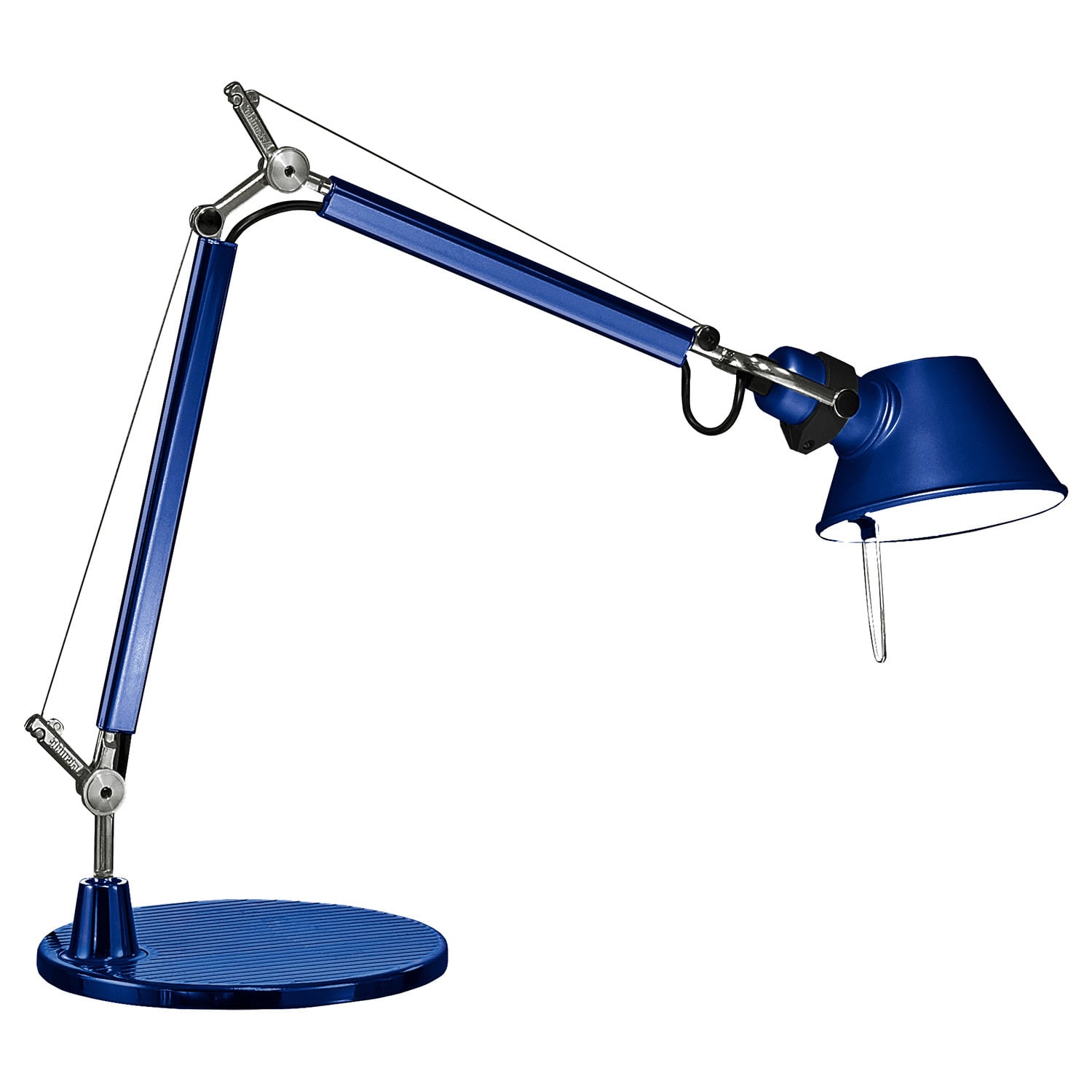 Artemide Tolomeo Micro table lamp, metal blue | Finnish Design Shop