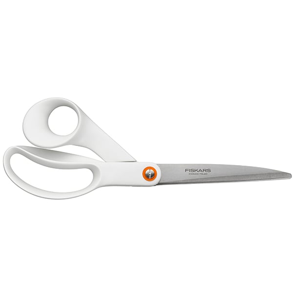 Fiskars Functional Form scissors, 21 cm, white | Finnish Design Shop