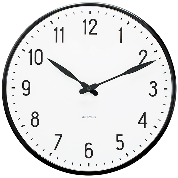 Arne Jacobsen AJ Station wall clock, 29 cm | Finnish Design Shop