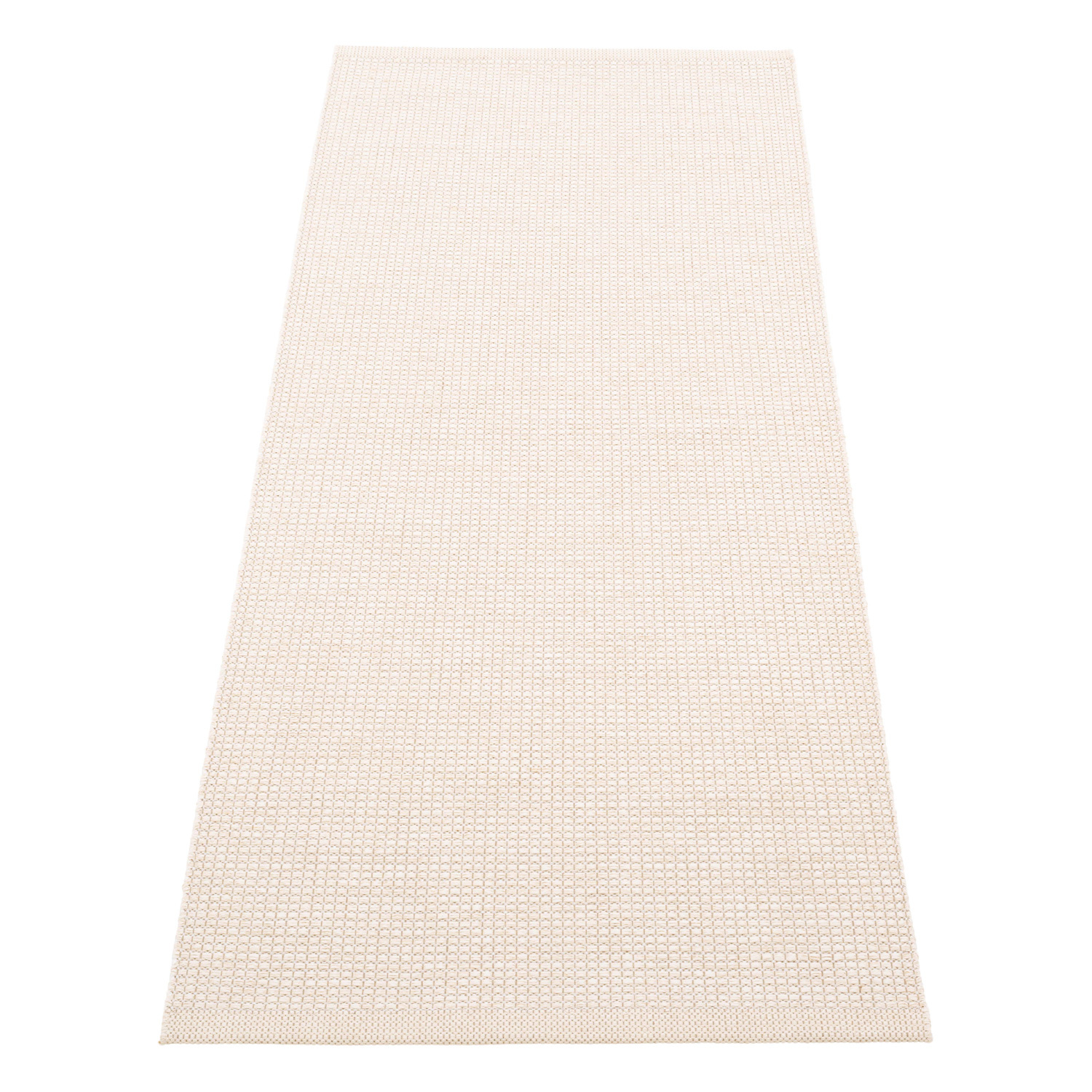 Pappelina Emm rug, 70 x 180 cm, vanilla - white metallic | Finnish ...