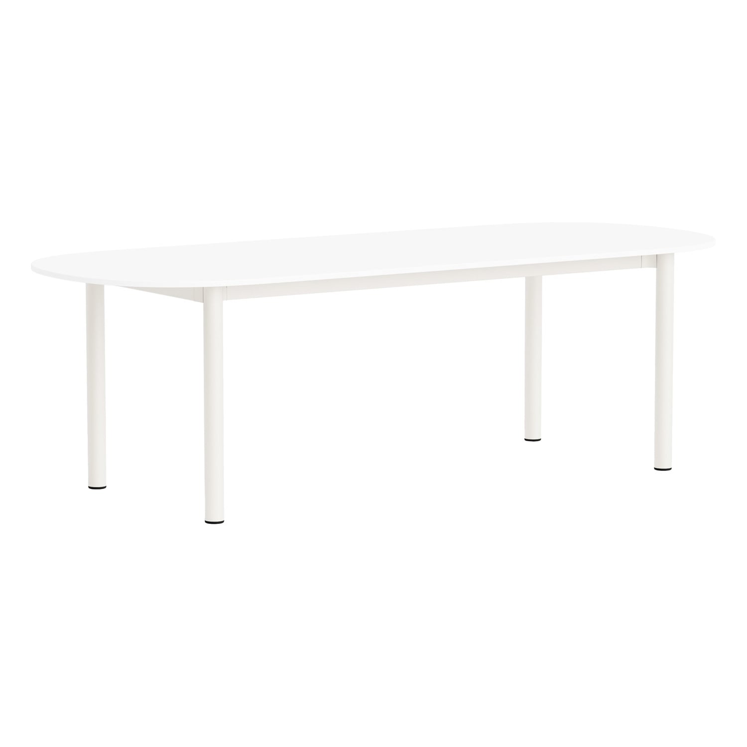HAY Annex table oblong, 240 x 95 cm, cream white - white laminate ...
