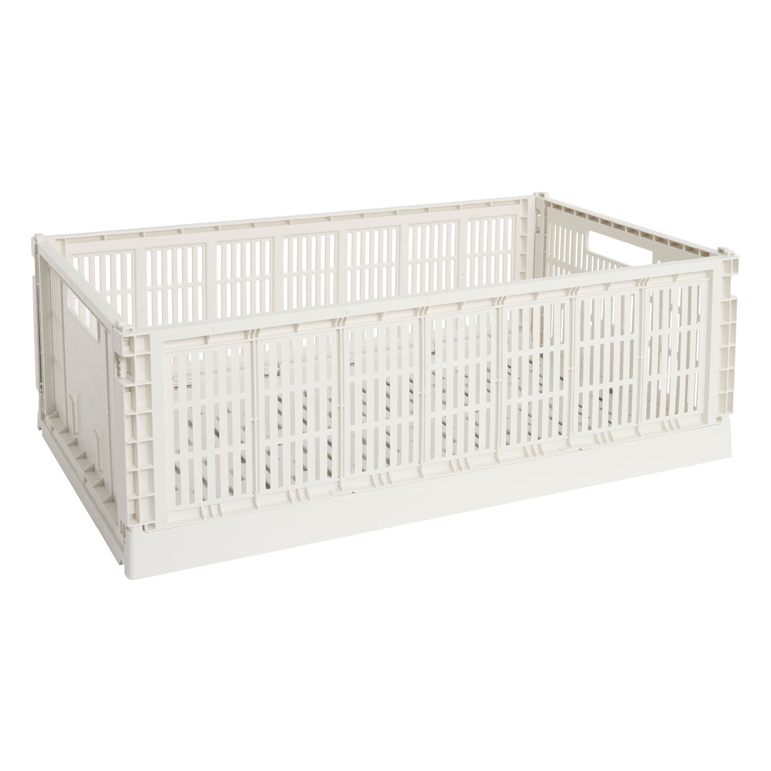 HAY Colour Crate, XL, recycled plastic, off-white | Finnish Design