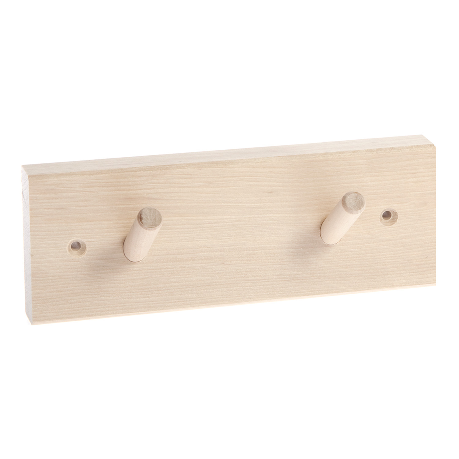 Iris Hantverk Rack with 2 hooks, birch | Finnish Design Shop
