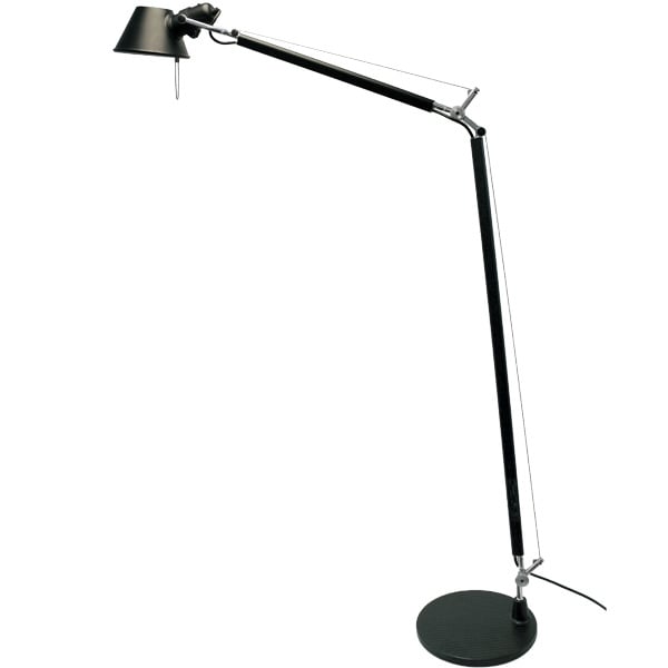 Artemide Tolomeo Lettura floor lamp, black | Finnish Design Shop UK