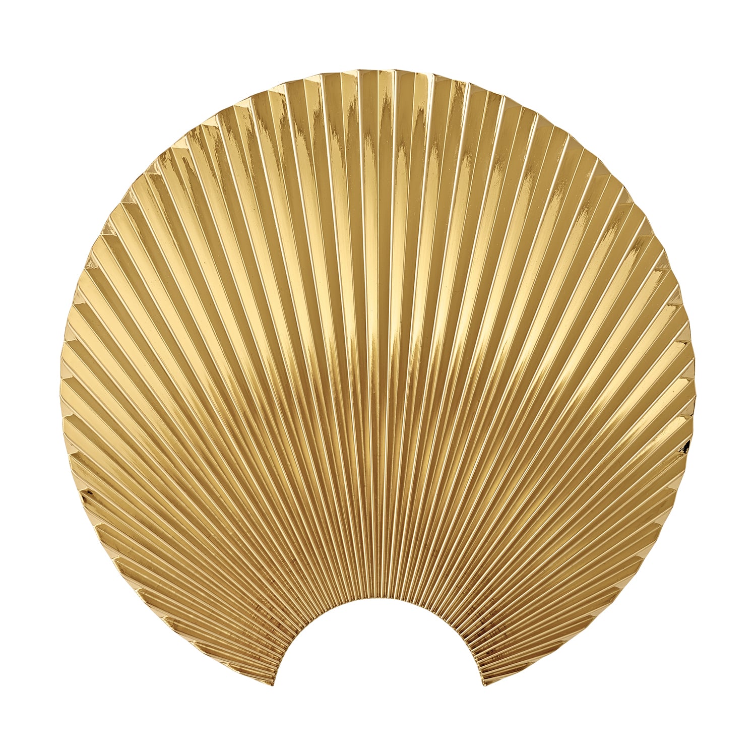 AYTM Concha wall hook L, gold | Finnish Design Shop