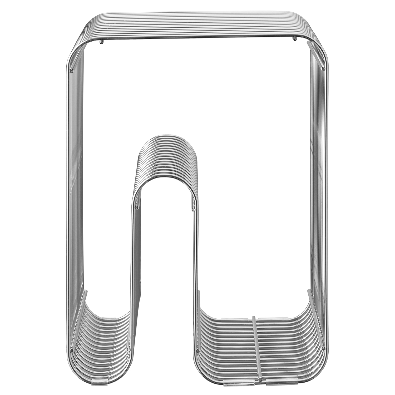 AYTM Curva stool, silver | Finnish Design Shop