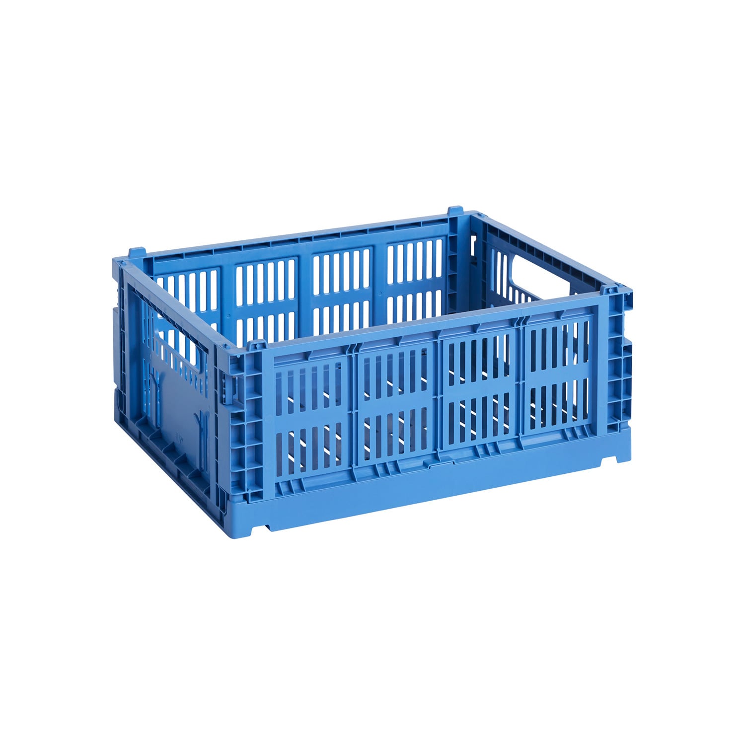 HAY Colour Crate, M, recycled plastic, electric blue | Finnish