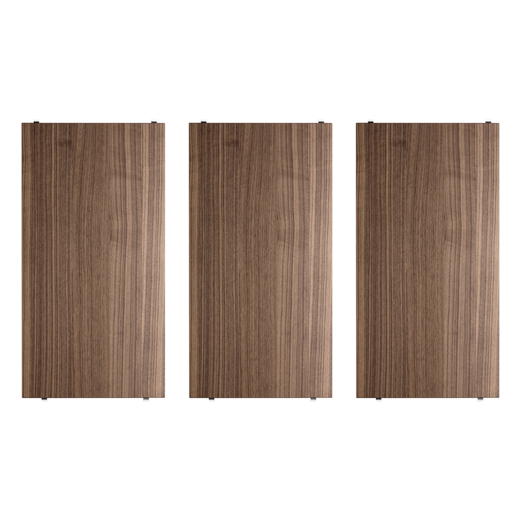 String Furniture String shelf 58 x 30 cm, 3-pack, walnut | Finnish