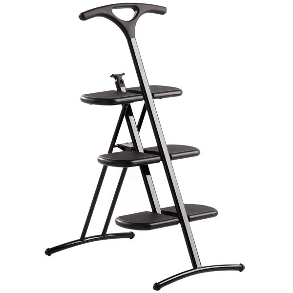 Kartell ティラミス折りたたみステップラダー Kartell Tiramisù step ladder, black | Finnish Design Shop