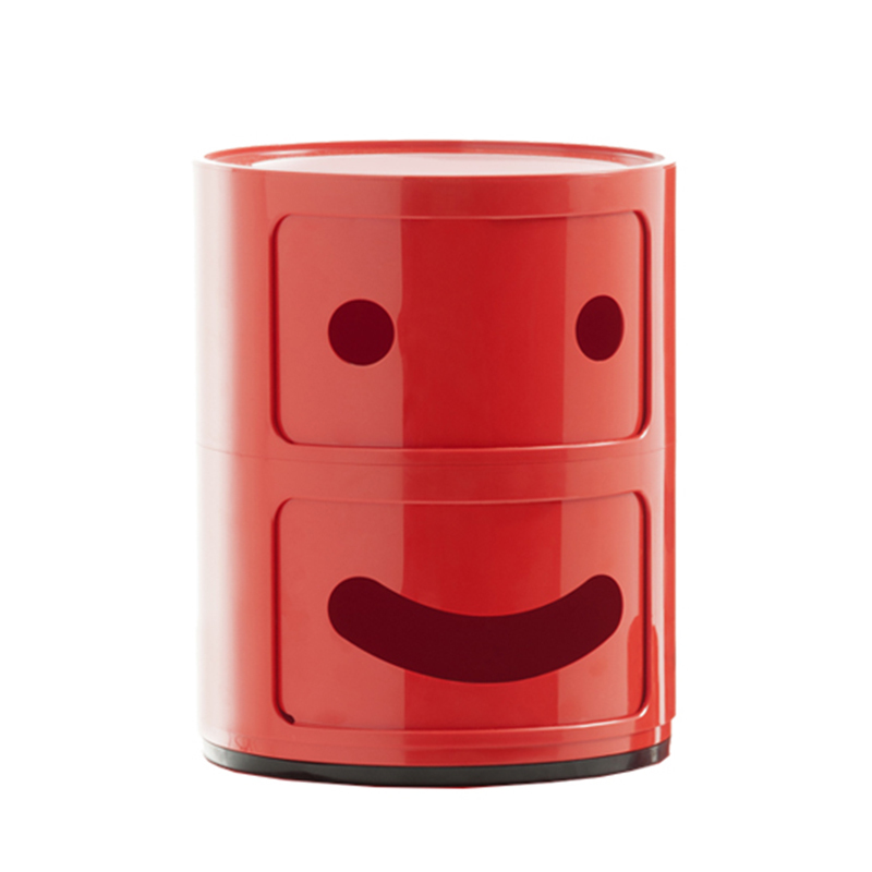 Kartell Componibili Smile storage unit 1, 2 modules, red | Finnish