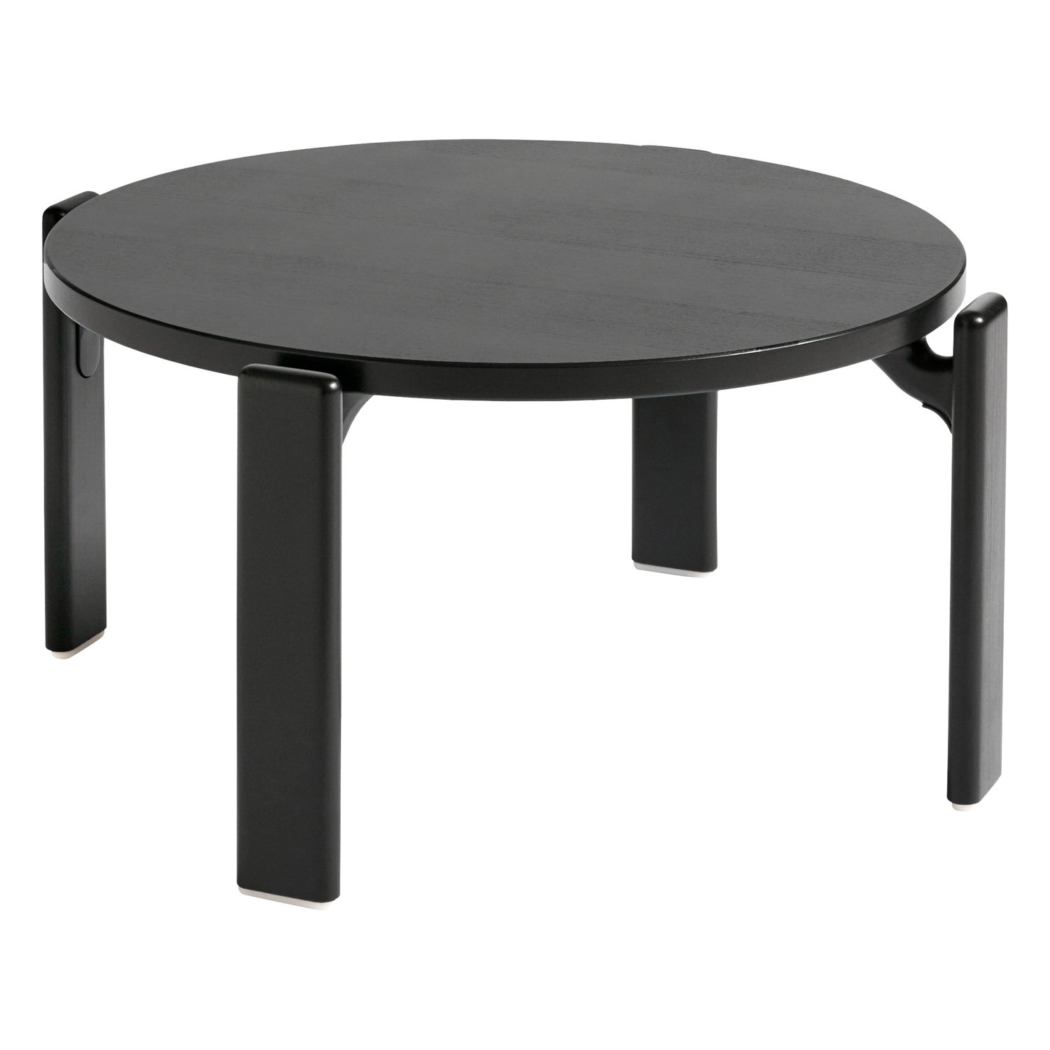 センターテーブル・ローテーブル Hay REY COFFEE TABLE HAY Rey coffee table, 66,5 cm, deep black | Finnish Design Shop